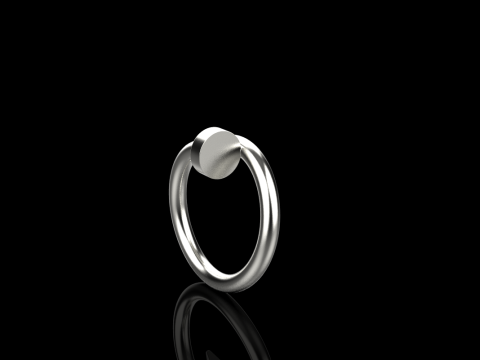 शादी की अंगूठी मॉडल 616 3D प्रिंट मॉडल