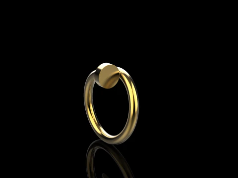 Wedding ring model 616 3D Print Model