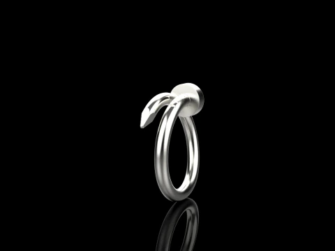 Wedding ring model 616 3D Print Model