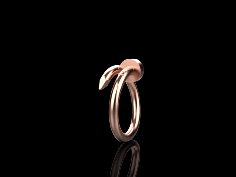 Wedding ring model 616 3D Print Model