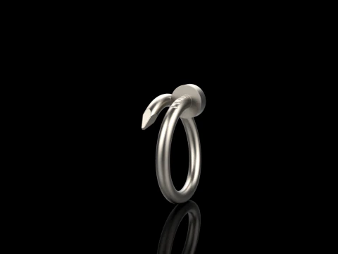 Wedding ring model 616 3D Print Model