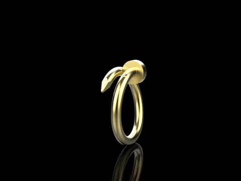 Wedding ring model 616 3D Print Model