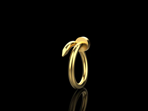 Wedding ring model 616 3D Print Model