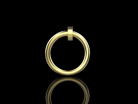 Wedding ring model 616 3D Print Model