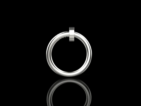 Wedding ring model 616 3D Print Model