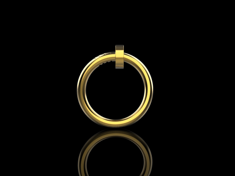 शादी की अंगूठी मॉडल 616 3D प्रिंट मॉडल