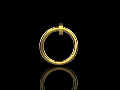Wedding ring model 616 3D Print Model