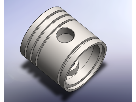 Printable Piston and connecting rod 3D 모델