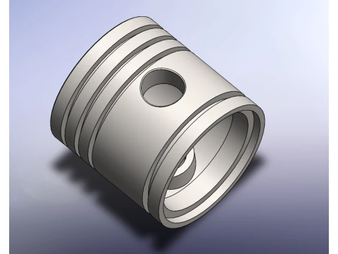 Printable Piston and connecting rod 3D Model