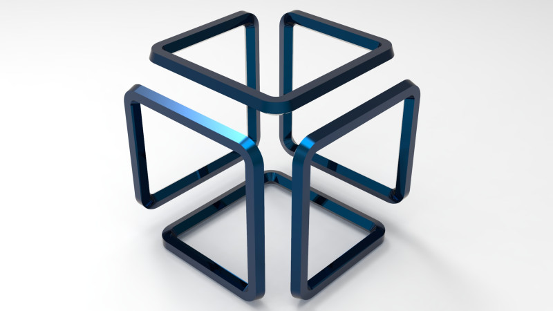 Infinite Cube 3D 打印模型 .c4d .max .obj .3ds .fbx .stl .blend 