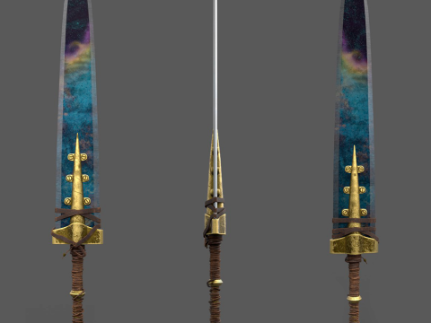 Meteorite Sword 3D Model