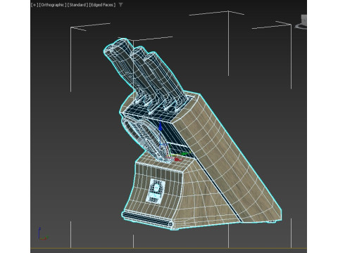 A set of knives 3D 模型