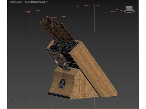 A set of knives 3D 模型