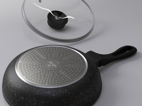 Frying pan 26cm 3D Modell