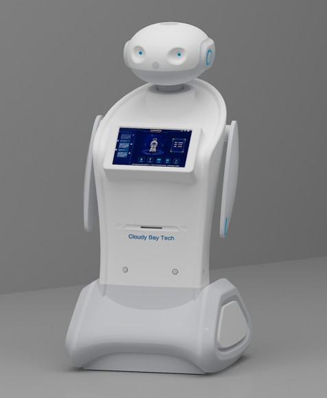 Intelligent robot 3D Model .c4d .max .obj .3ds .fbx .stl .blend 