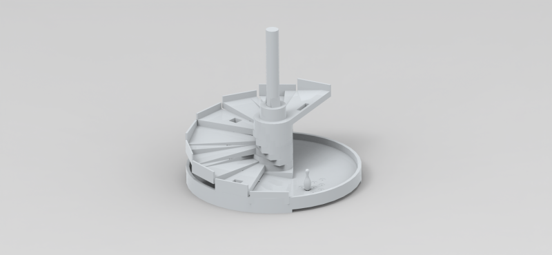 Stair bowling 3D 打印模型 .c4d .max .obj .3ds .fbx .stl .blend