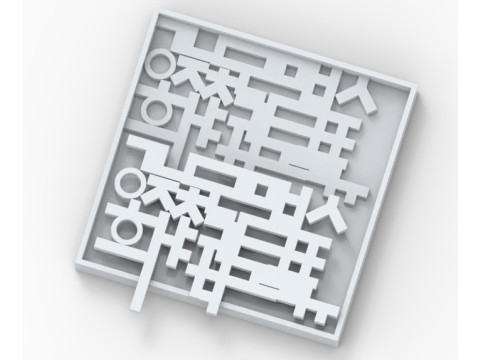 Korean Puzzle 3D प्रिंट मॉडल