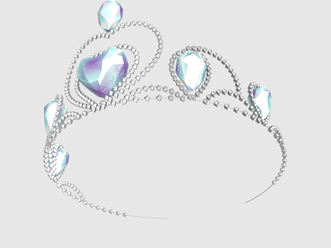 Queen crown Model 3D