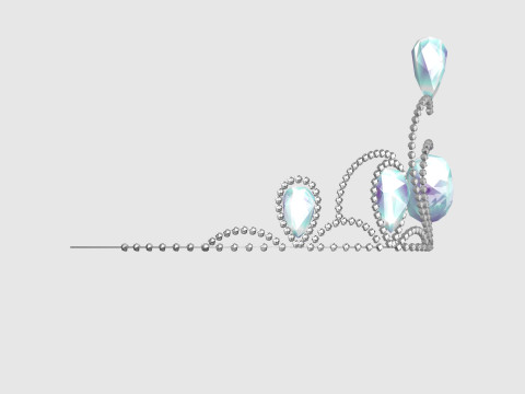 Queen crown Model 3D