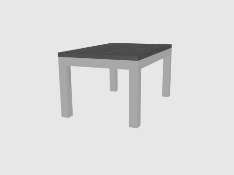 Table Modelo 3D