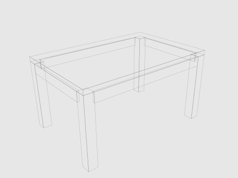Table Modelo 3D
