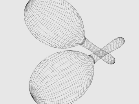 Maracas Modelo 3D