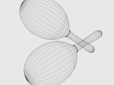 マラカス 3Dモデル