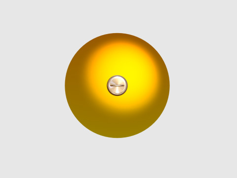 Yellow Christmas Ball 3Dモデル
