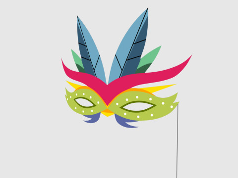 Carnival mask Model 3D