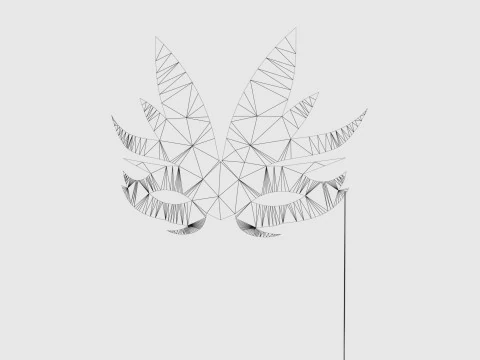 Carnival mask 3D Model