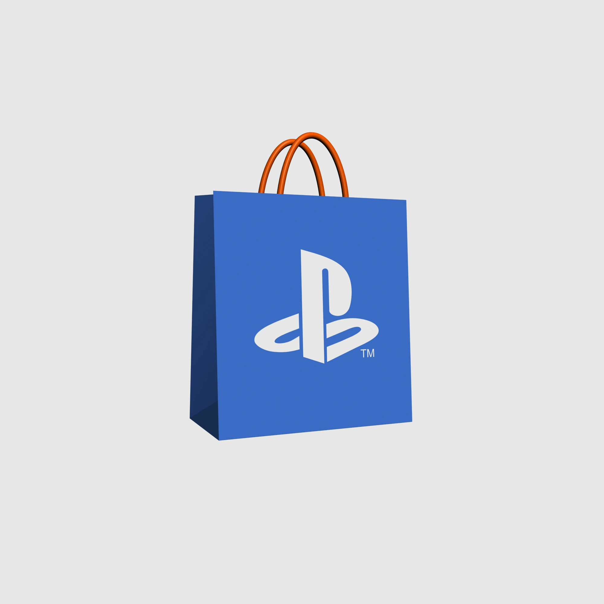 Playstation bag 3D Model .c4d .max .obj .3ds .fbx .stl .blend 