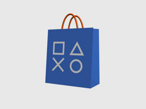 Playstation bag 3D Model