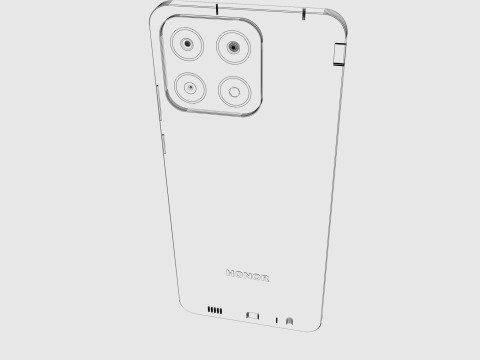 スマートフォン 3Dモデル