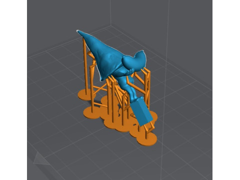 SIX HUNGRY - LITTLE NIGHTMARE DIORAMA STL Pre-support Lychee Modello di stampa 3D