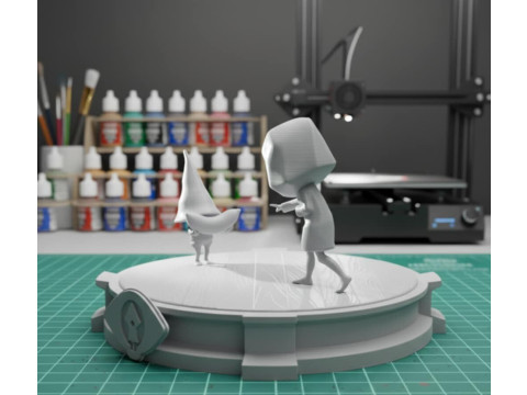 ENAM LAPAR - DIORAMA MIMPI KECIL STL Pra-dukungan Lychee Model Cetak 3D