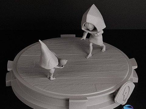 ENAM LAPAR - DIORAMA MIMPI KECIL STL Pra-dukungan Lychee Model Cetak 3D