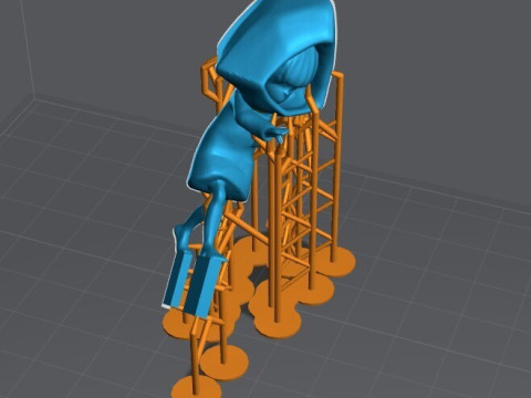 ENAM LAPAR - DIORAMA MIMPI KECIL STL Pra-dukungan Lychee Model Cetak 3D