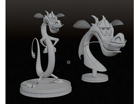 MUSHU FIGURE BUST MULAN pre supported SLA 3D Print Model