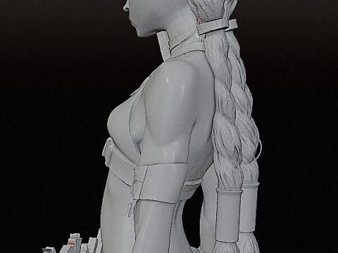 Bust of Jinx Arcane - STL Pre-support Lychee 3D-Druckmodell