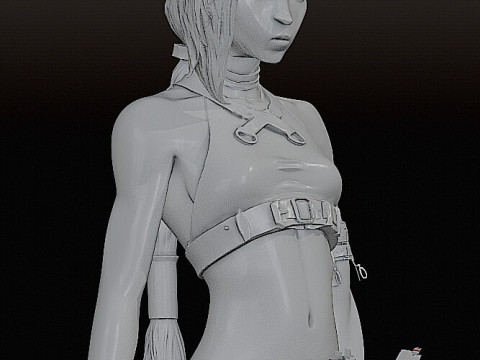 Bust of Jinx Arcane - STL Pre-support Lychee 3D-Druckmodell