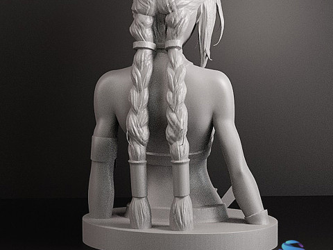 Bust of Jinx Arcane - STL Pre-support Lychee 3D-Druckmodell