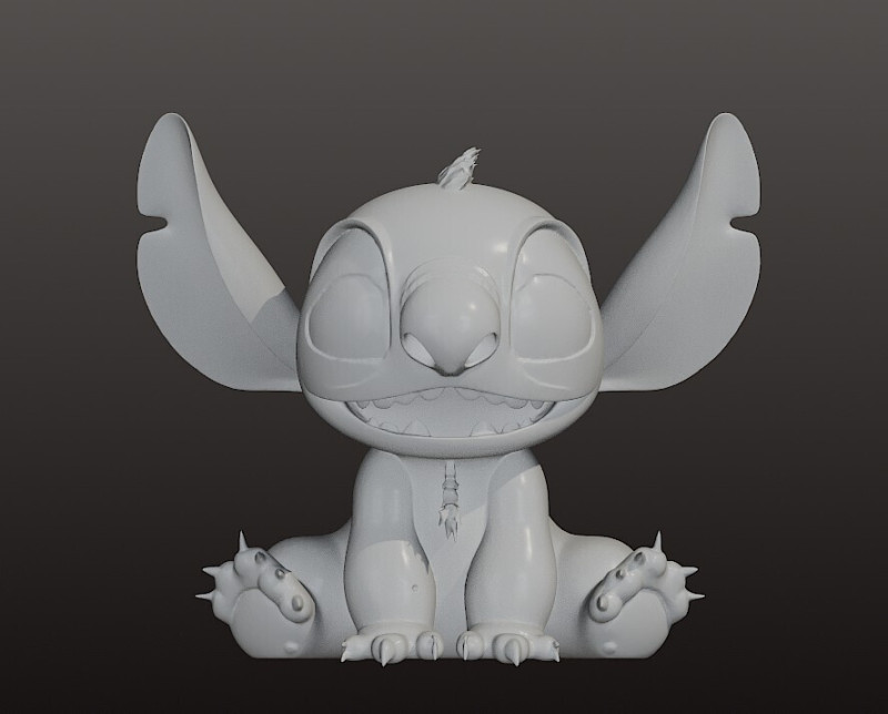 STL stich figure pre supported SLA 3D-printmodel .c4d .max .obj .3ds .fbx .stl .blend 