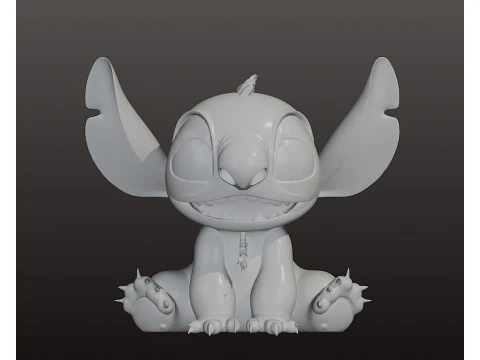 STL stich figure pre supported SLA 3D Print Model