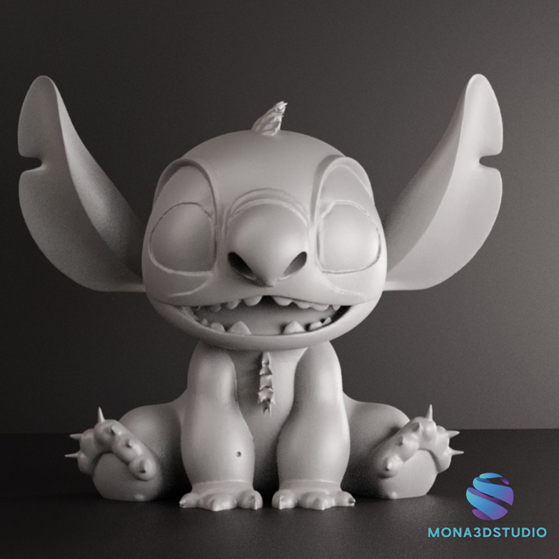 STL stich figure pre supported SLA 3D Принт Модель .c4d .max .obj .3ds .fbx .stl .blend