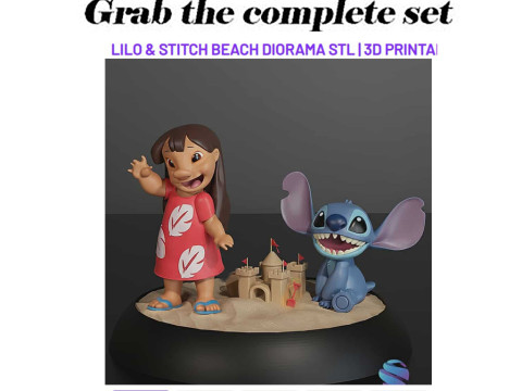 STL stich figure pre supported SLA Modelo de impresión 3D