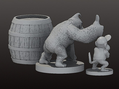 Donkey Kong Collection STL 3D-printmodel