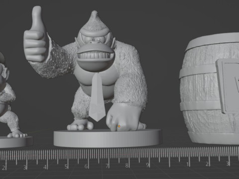 Donkey Kong Collection STL 3D-printmodel
