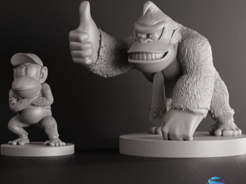 Donkey Kong Collection STL 3D 打印模型