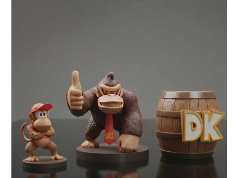Donkey Kong Collection STL 3D 打印模型