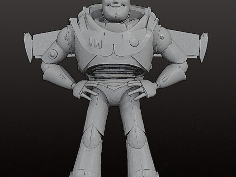 BUZZ LIGHTYEAR 18 cm - CUTTED Toy Story STL 3D Принт Модель